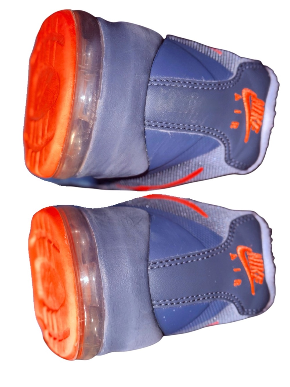 Nike Lightweight Mesh Running Sneakers in Sky Blue with Orange and Navy  Accents - Picture 6 of 9